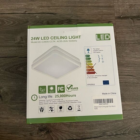 Oeegoo Smart Ceiling Light Flush Mount New - Picture 1 of 2